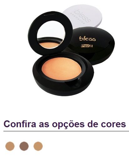 Pó Compacto Perfil Médio 10g - Bless Cosmetics
