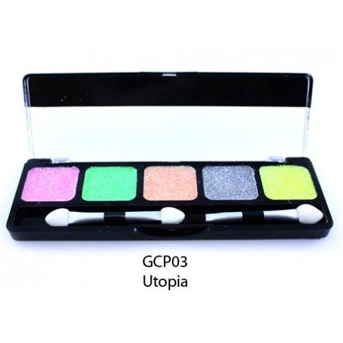 Paleta de Glitter em Creme NYX Utopia