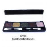 Paleta de Glitter em Creme NYX Sweet Chocolate Browns