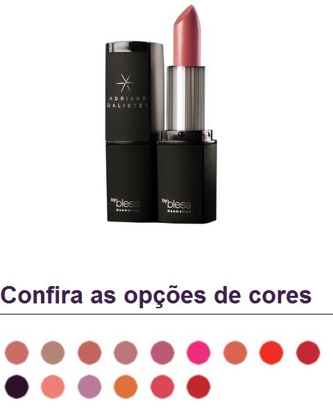 Batom Adriane Galisteu 3,8g - Bless Cosmetics
