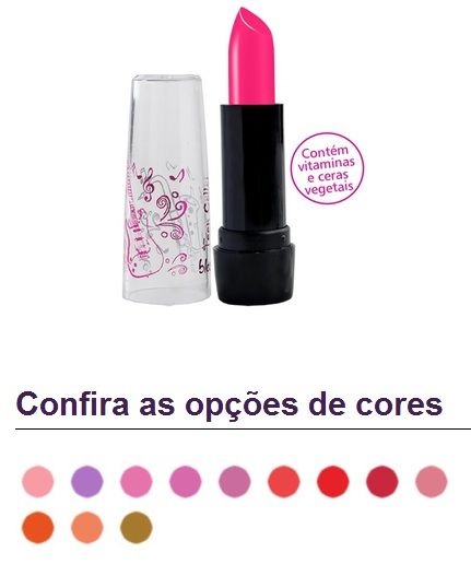 Batom Teen Collor 4g - Bless Cosmetics